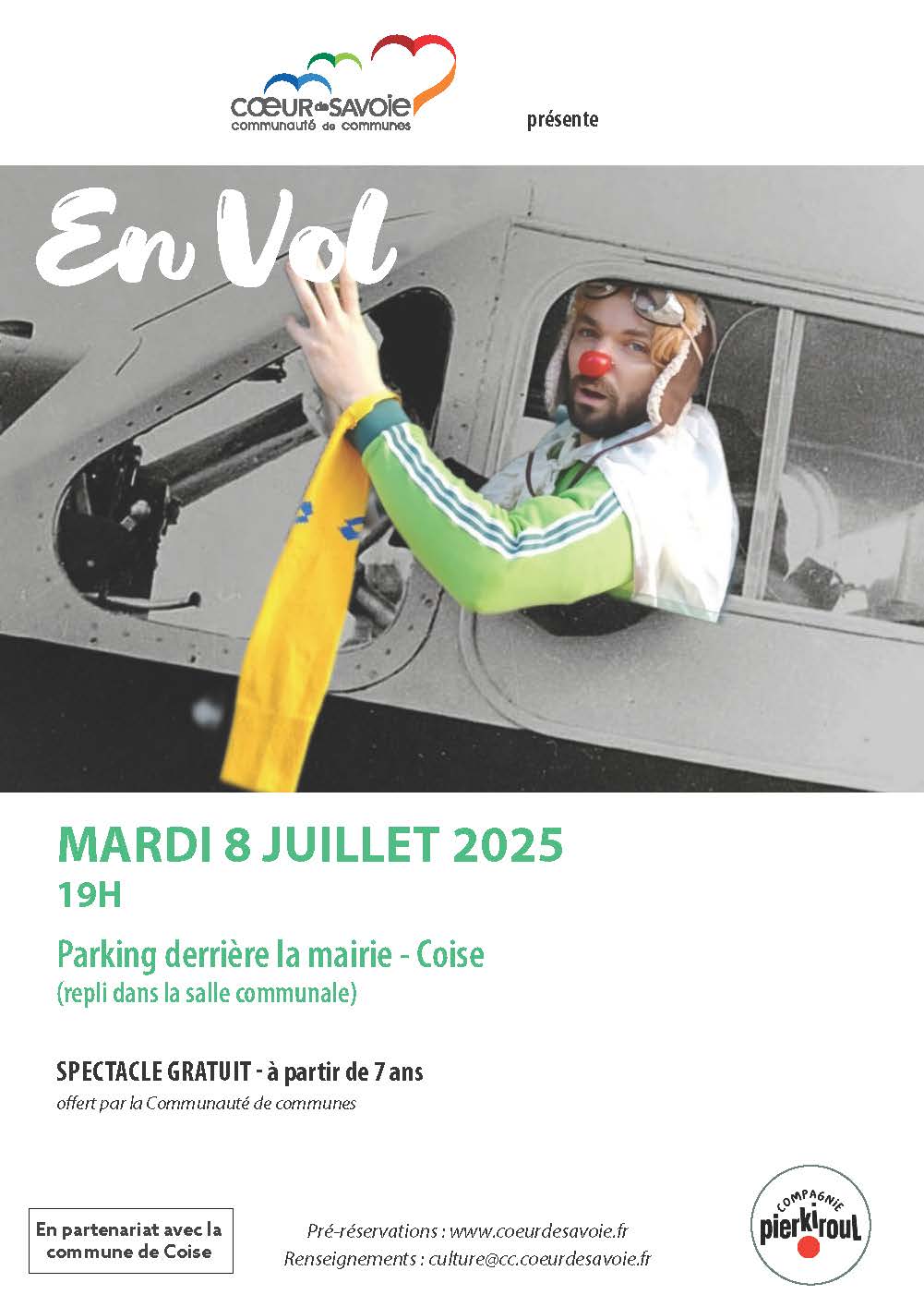 Affiche spectacle En Vol 004