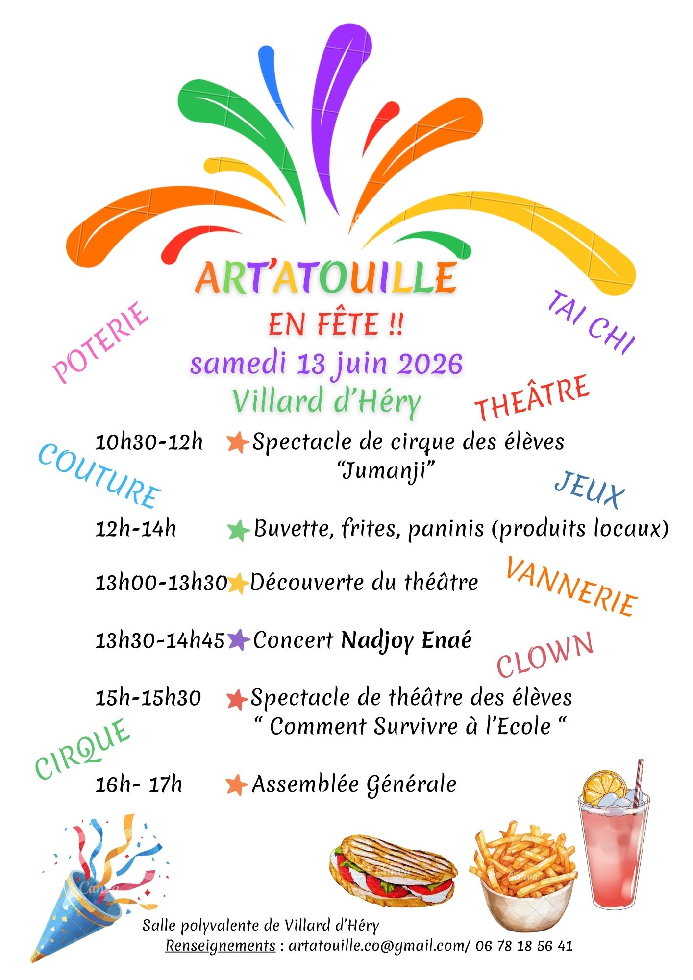 Affiche 13 juin